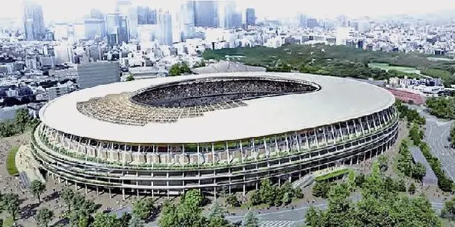 解体された国立競技場を観て悲しみにふける！を改め、建設されていく新国立競技場を観てワクワクする！