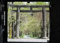 茅部神社の大鳥居の写真_132468