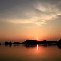 綱島の夕日の写真_188195