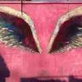 天使の羽壁画の写真_284283