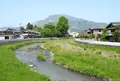 天野川と伊吹山の写真_128535