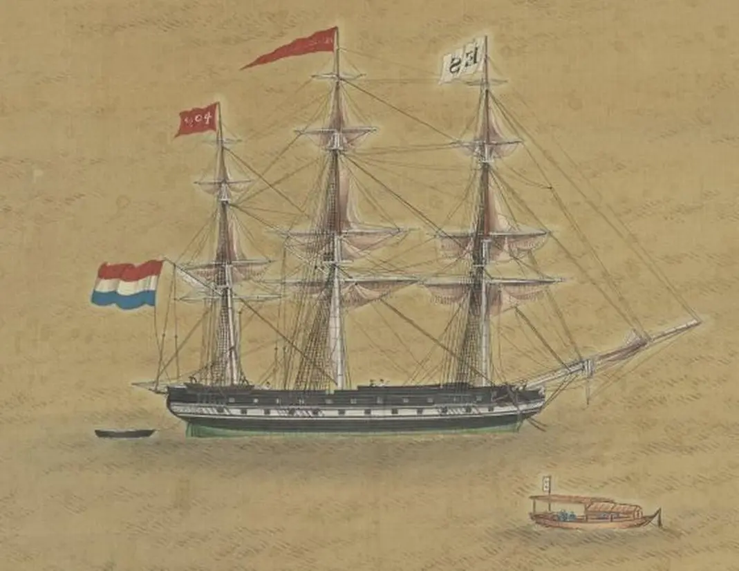 屏風 Marij en Hillegonda（マライ・エン・ヒレホンダ）オランダの帆船（詳細） Photo by René Gerritsen ©オランダ政府観光局