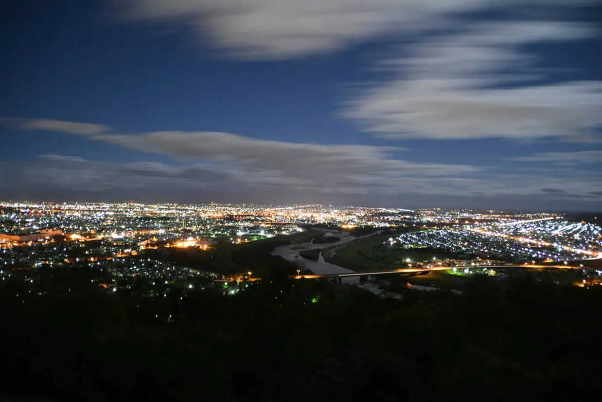嵐山展望台からの景色