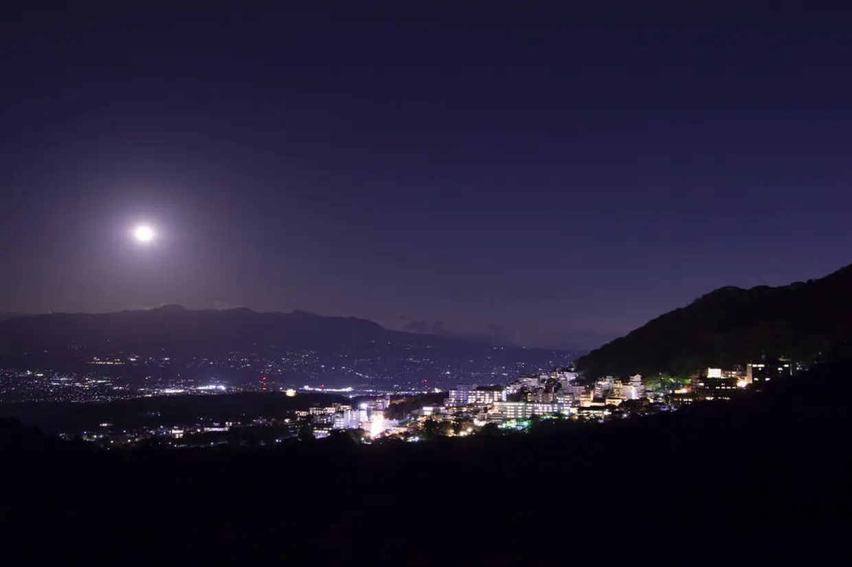 Night view from Uenoyama Park (上ノ山公園)