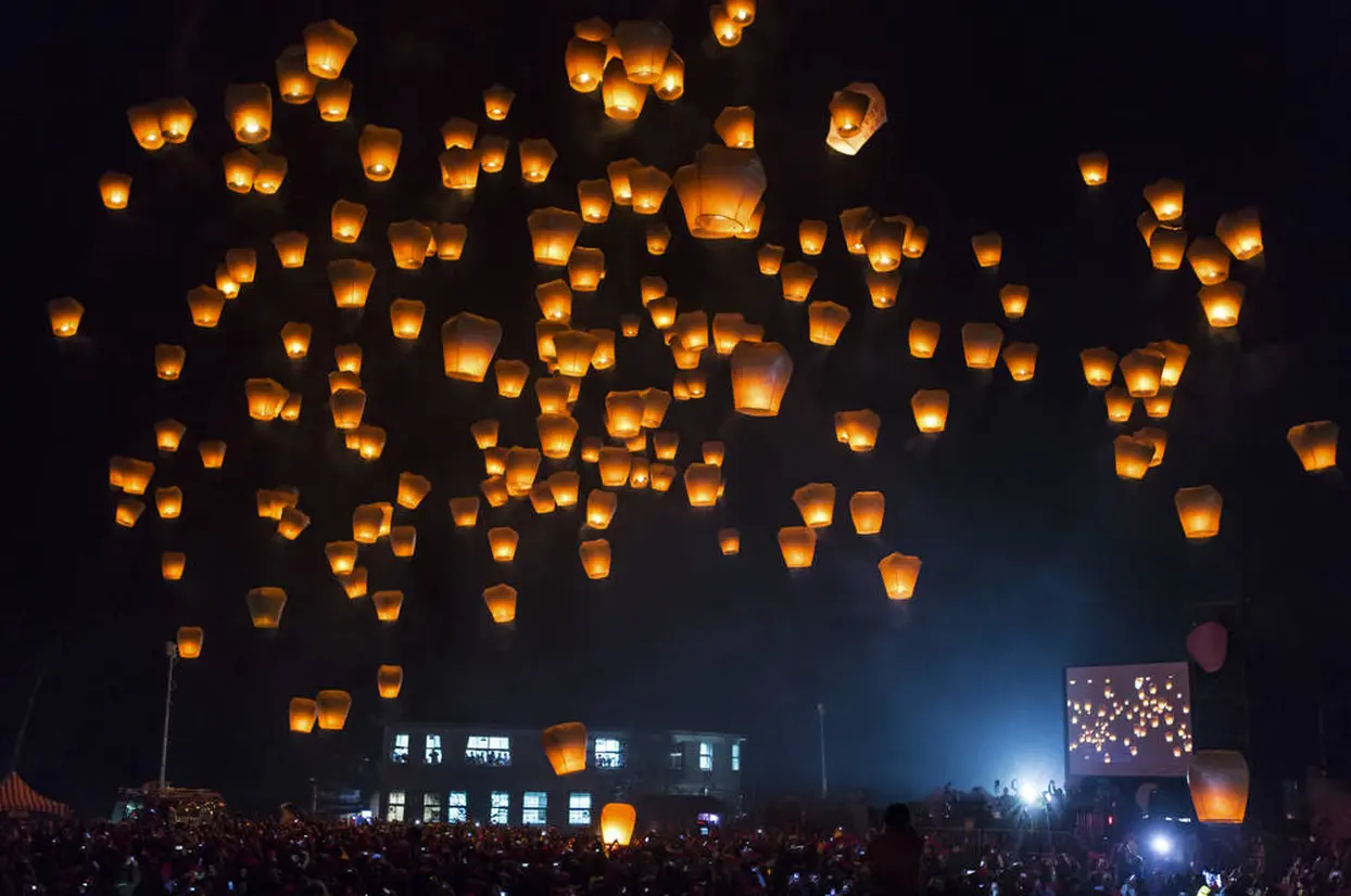 平渓国際天燈祭り
