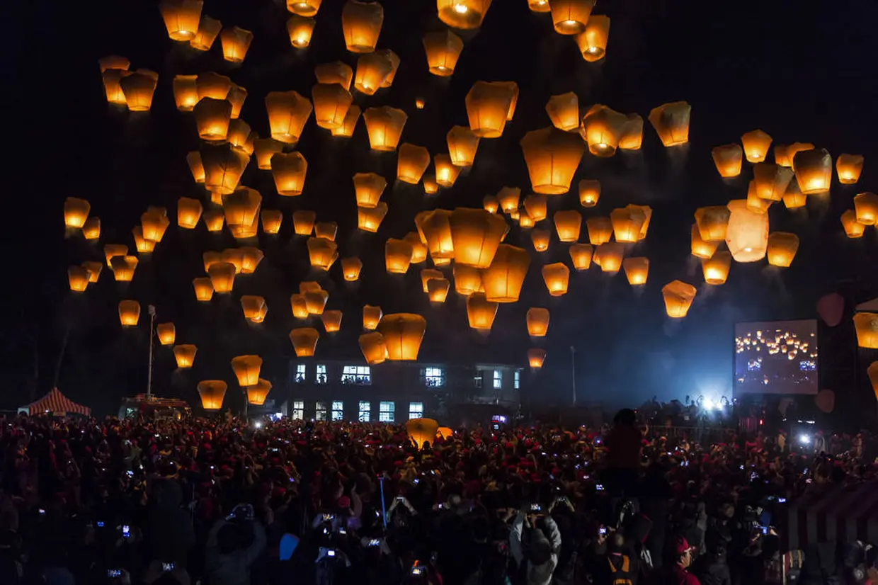 平渓国際天燈祭り