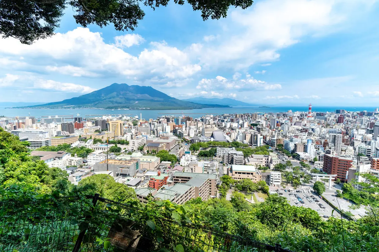 城山展望台からの眺め