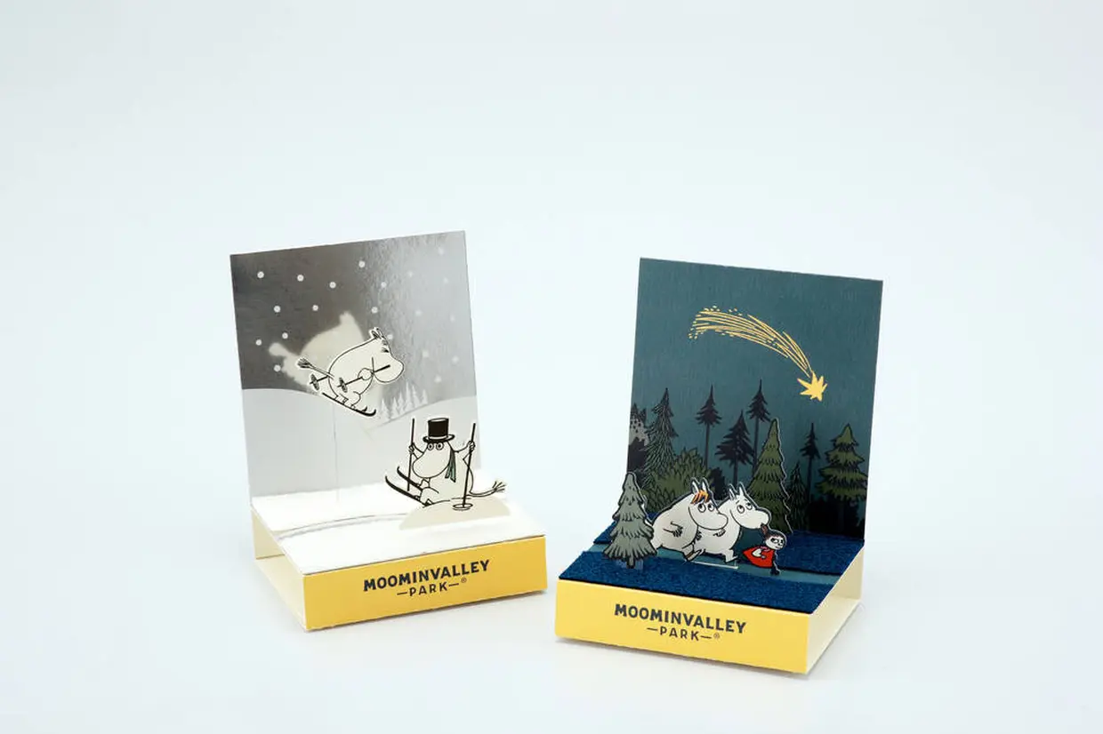 ヴィルベールポップアートカード（各600円）© Moomin Characters ™