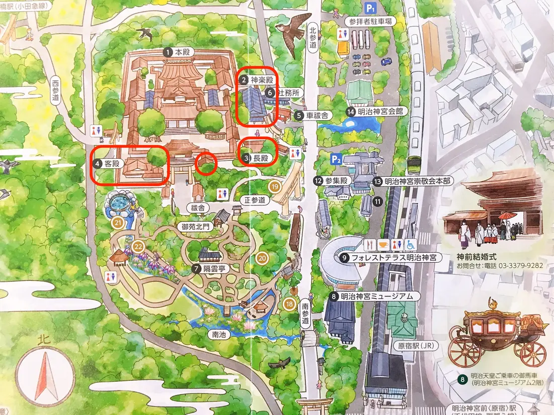 明治神宮 地図