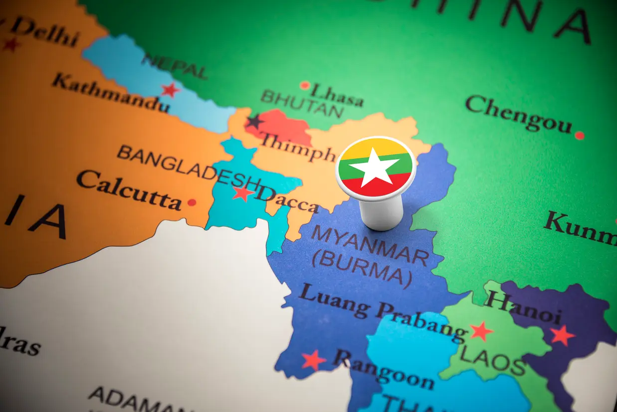 ミャンマーの地理