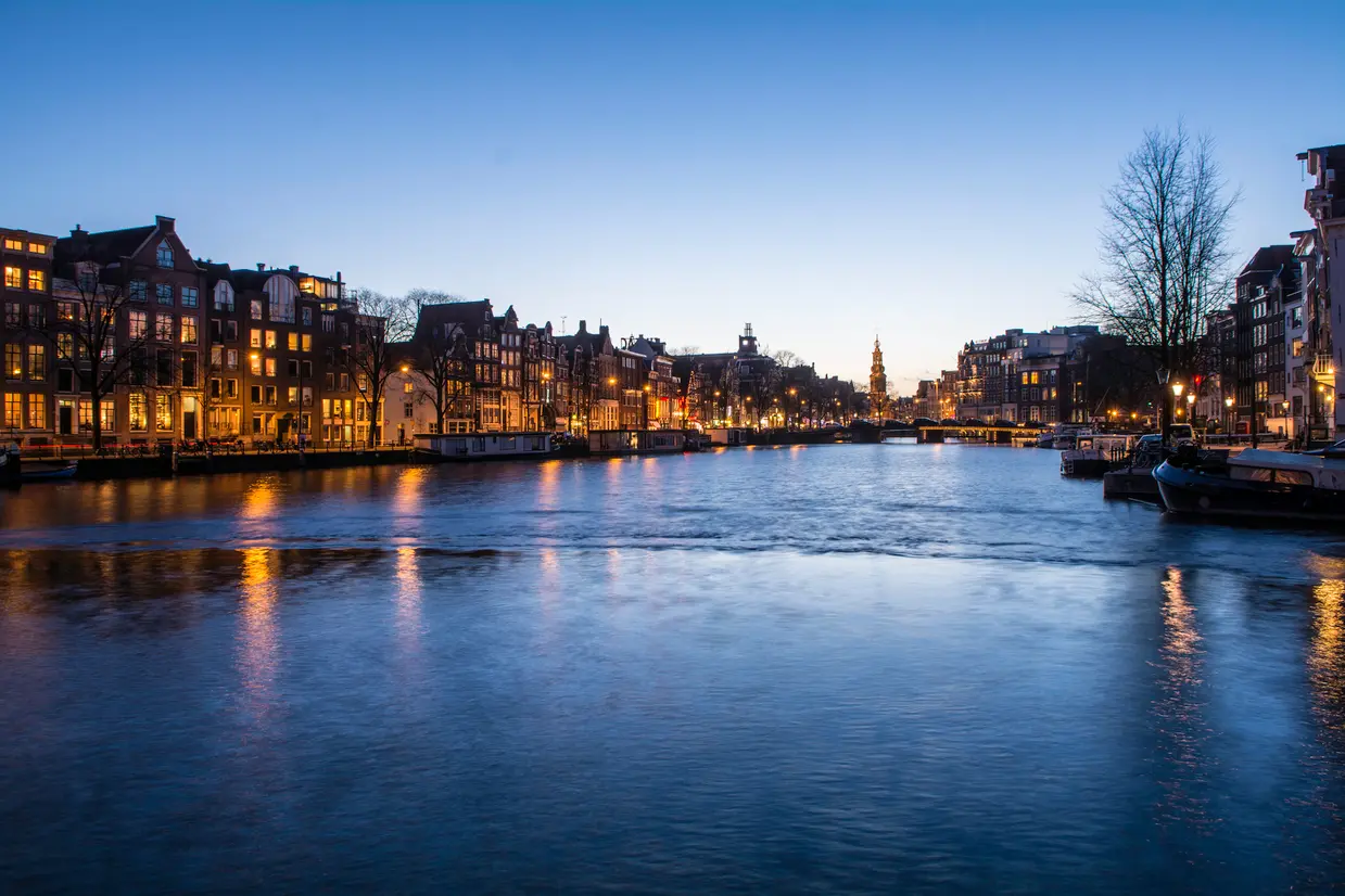 アムステルダムの運河エリア