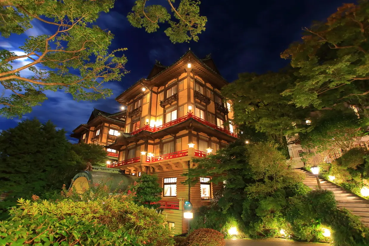 富士屋ホテル　花御殿の夜景