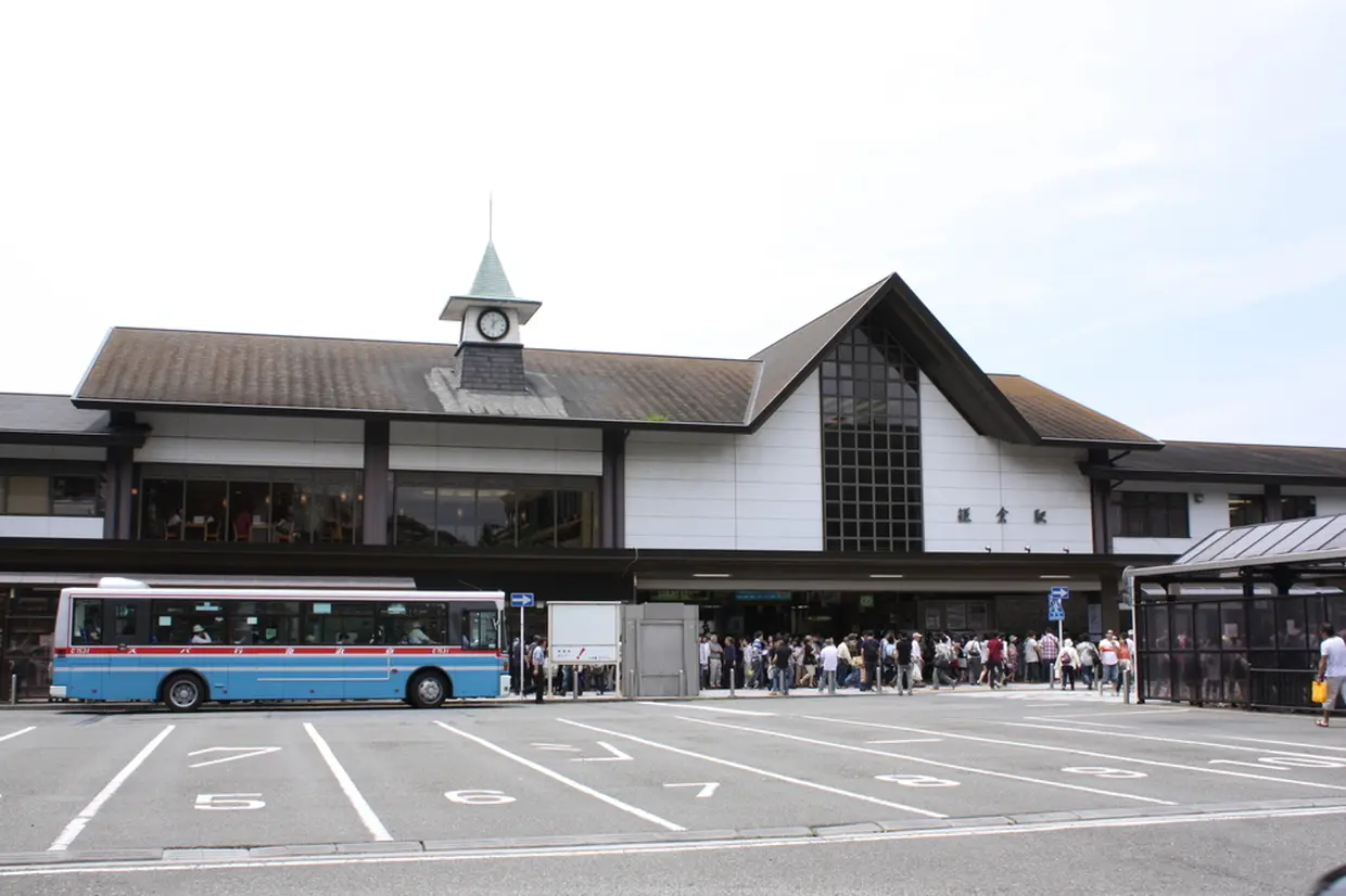 鎌倉駅東口の風景