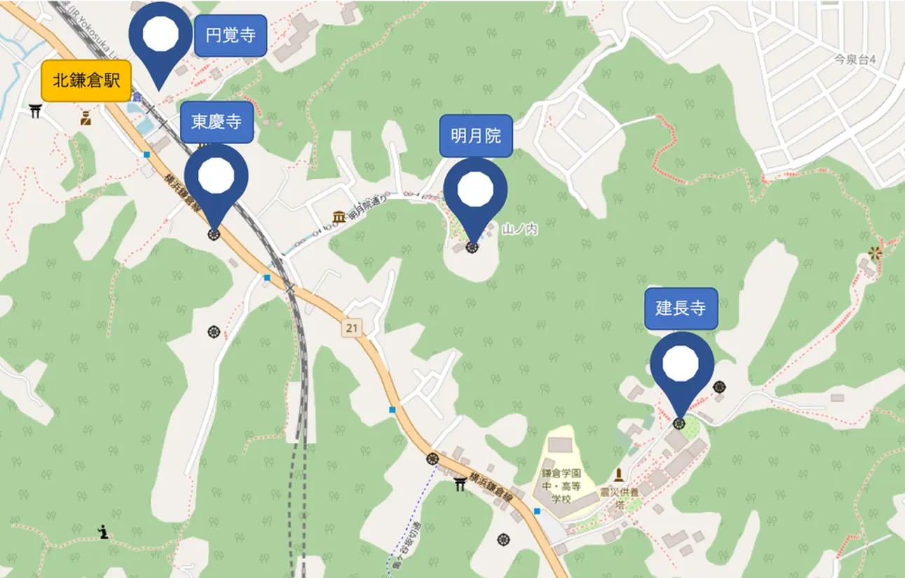 鎌倉のおでかけ 観光マップ 地図から名所や周辺おすすめ情報を探そう Holiday ホリデー