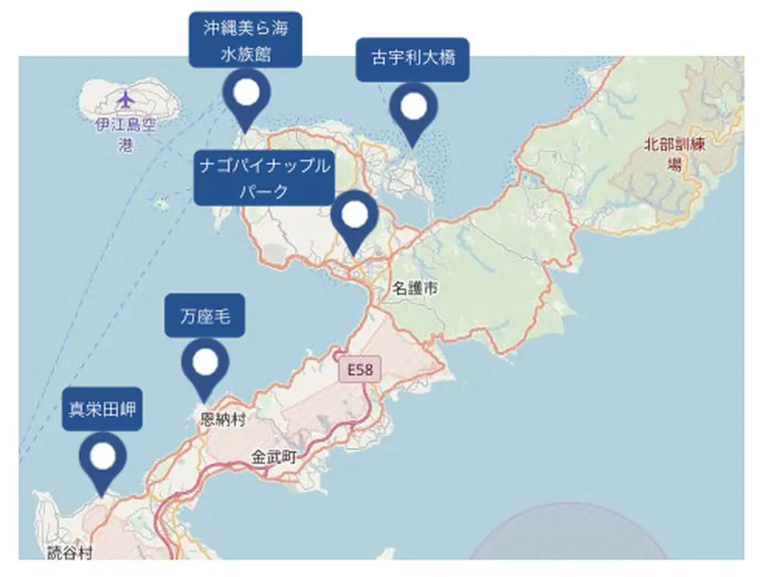 沖縄県のおでかけ 観光マップ 地図から名所や周辺おすすめ情報を探そう Holiday ホリデー