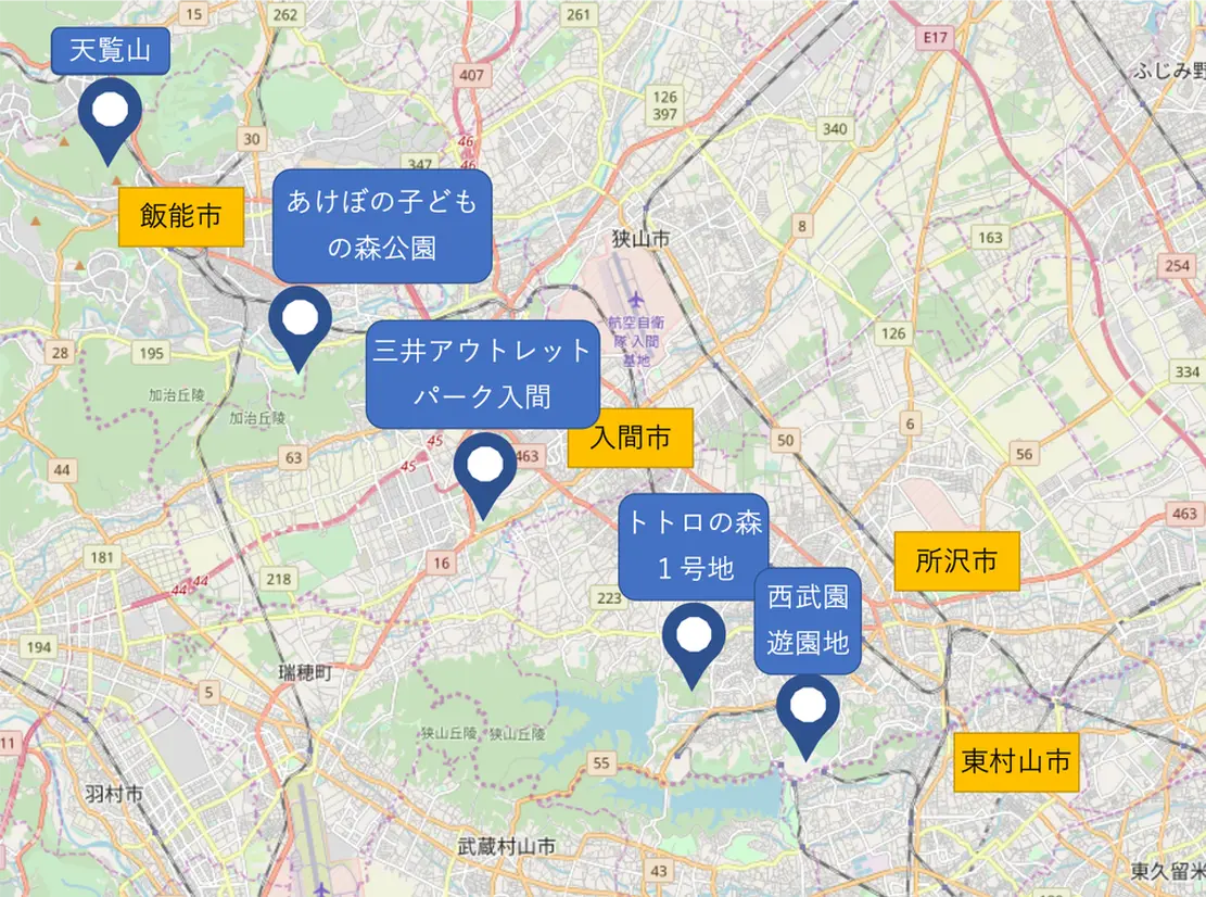 埼玉県のおでかけ 観光マップ 地図から名所や周辺おすすめ情報を探そう Holiday ホリデー