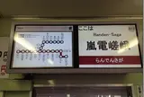 「嵐電嵯峨駅」