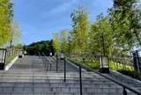 長門湯本温泉 竹林の階段
