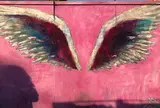 天使の羽壁画
