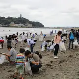 江の島エリアの片瀬海岸東浜を綺麗にしよう！「2018小田急・江ノ電クリーンキャンペーン」1日限定開催