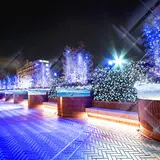 青く彩る光の運河が輝く！クリスマスイルミネーション「コロプラキャナルウォーク」開催
