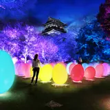 「チームラボ 広島城 光の祭」開催！日本三大平城がインタラクティブな光のアート空間に
