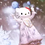 天使になったハローキティがクリスマスの名曲を楽しく可愛く歌う！冬の特別公演が開催
