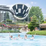 「東京サマーランド」の屋外プールエリアが全面オープン！8本のウォータースライダーで遊べる