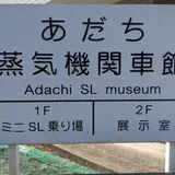 あだち蒸気機関車館