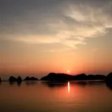 綱島の夕日