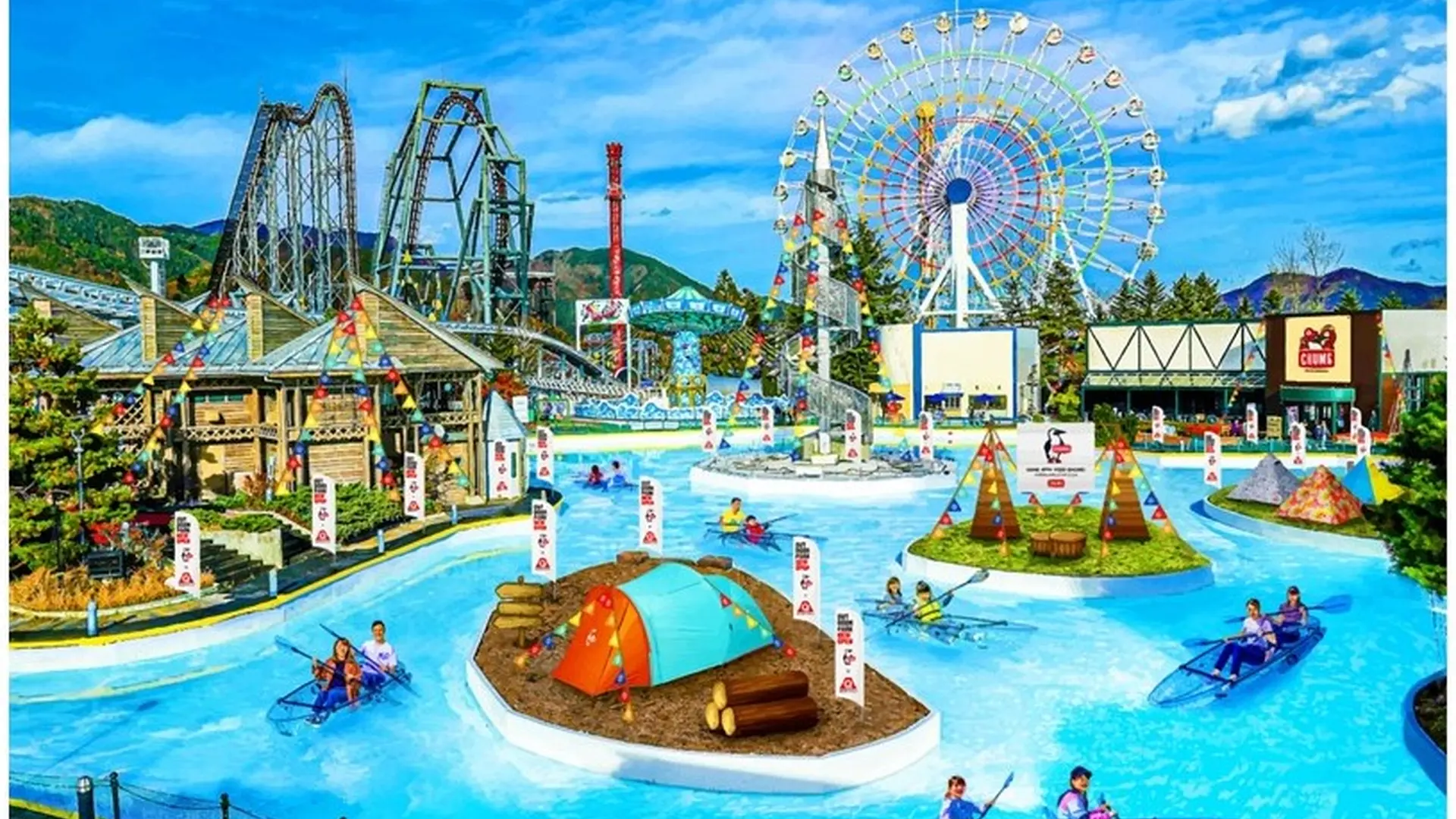 遊園地 アウトドア 富士急ハイランドが人気ブランドchumsとコラボ 開放的な夏を楽しもう Holiday ホリデー