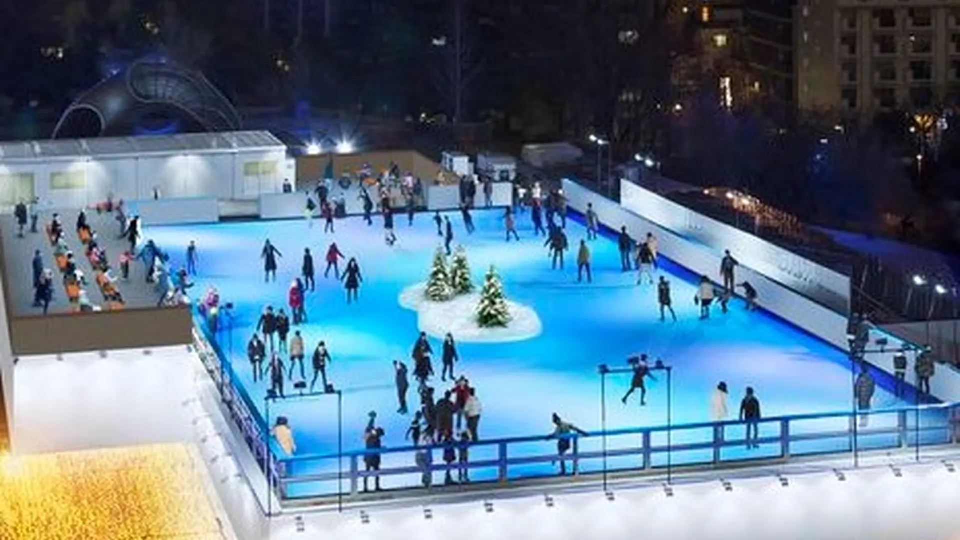 都内の屋外スケートで最大級かつ本物の氷 今年も Midtown Ice Rink が開催 Holiday ホリデー