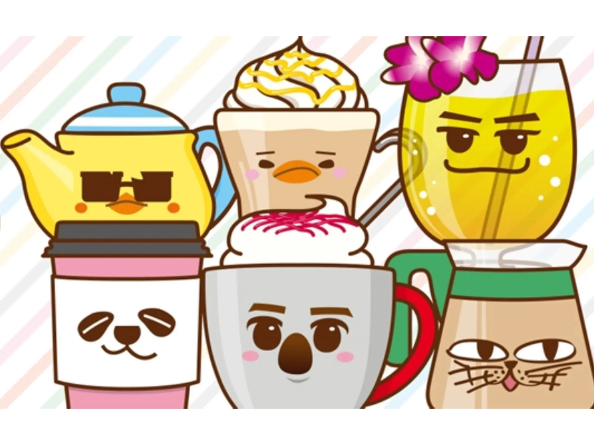 2pmメンバーをモチーフにしたキャラクター Zoopm コラボカフェ期間限定オープン Holiday ホリデー