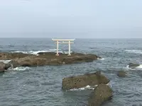 大洗磯前神社 神磯の鳥居の写真・動画_image_209171