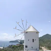 オリーブ公園 ギリシャ風車の写真・動画_image_333424