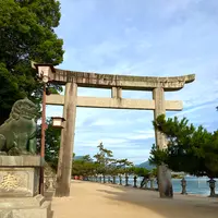 厳島神社 石鳥居の写真・動画_image_626031