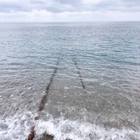 海に続く線路の写真・動画_image_1256399