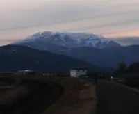 雪を被った伊吹山の写真・動画_image_128518