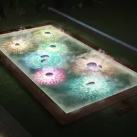 光と霧のデジタルアート庭園イメージ