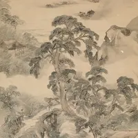 横山華山《城州白河之図》文化10（1813）年　個人蔵