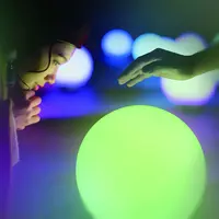 光の遊園地　光るボール　イメージ図