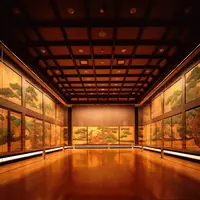 「二条城障壁画 展示収蔵館」の内観