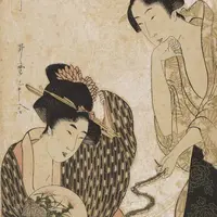 「浮世七ツ目合・巳亥」喜多川歌麿筆　江戸時代・19世紀　東京国立博物館蔵
