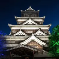 呼応する広島城 / Resonating Hiroshima Castle teamLab, 2019,  Interactive Digital Installation, Sound: Hideaki Takahashi