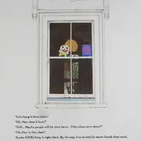 山本麻紀子《窓（ロンドン・カムデンタウン）》2010年　ドローイング　作家蔵　ドローイングと写真で一組  Makiko Yamamoto Window (London, Camden Town) 2010, from the series "Through the windows"