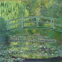 クロード・モネ《睡蓮の池》1899年、油彩／カンヴァス、88.6×91.9 cm、ポーラ美術館