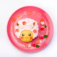 桜アフロのピカチュウのフルーツサンドケーキ イメージ