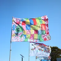 過去の大漁旗展示の様子