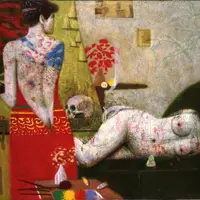 佐々木豊《裸体と衣裳》1993年 横浜美術館蔵　作家寄贈