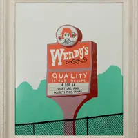 Wendy’s 01 2017 キャンバスにアクリル 96.5 x 81.2 cm